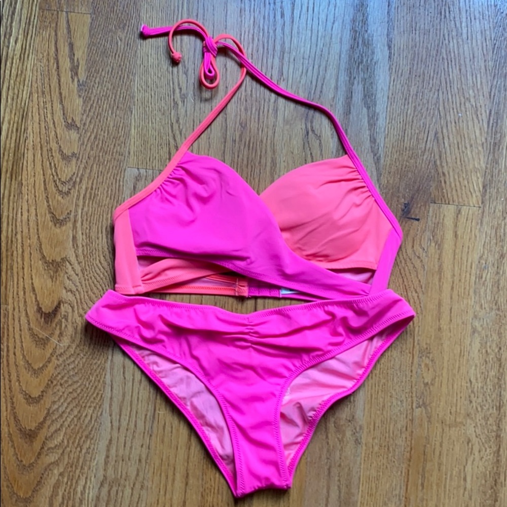 Victoria’s Secret pink bikini. Size small.